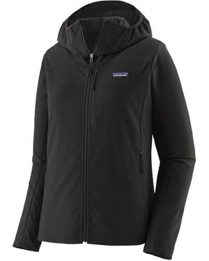 Patagonia R1 Crossstrata Hooded Zip-Up Jacket - Black