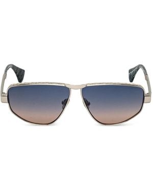 Vivienne Westwood Geometric-Frame Sunglasses - Blue