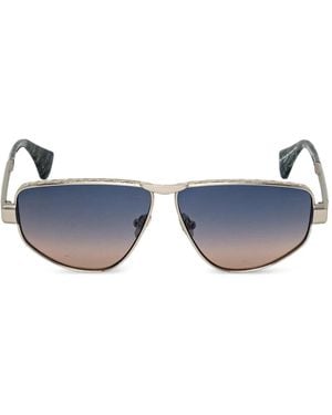 Vivienne Westwood Geometric-Frame Sunglasses - Blue