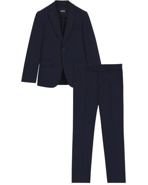 BOSS Single-Breasted Suit - Blue