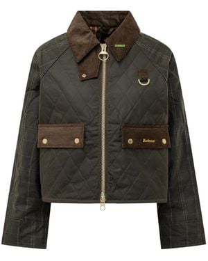 Barbour Diamond-Quilted Jacket - Black