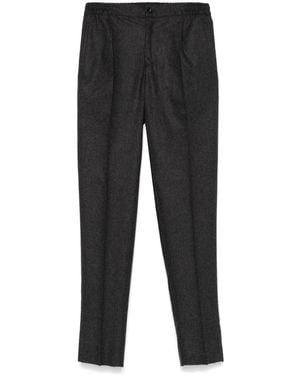 Kiton Tapered Trousers - Black