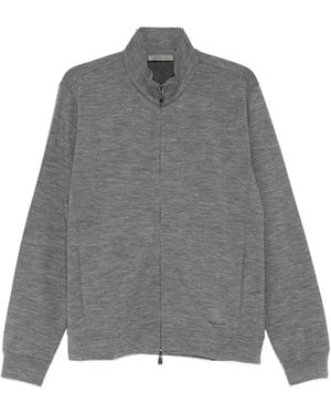 Corneliani Zip-Up Cardigan - Gray