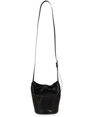 Maison Margiela Four Stitches Drawstring Bucket Bag - Blue