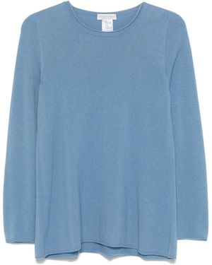 Le Tricot Perugia ロールトリム セーター - ブルー