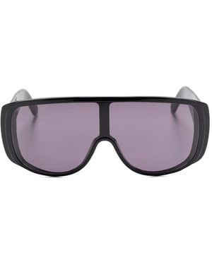 MM6 by Maison Martin Margiela Shield Sunglasses - Black