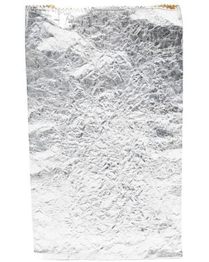 Zilla Sac À Dos Métallisé À Effet Froissé - White