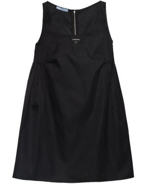 Prada Re-Nylon Mini-Dress - Black