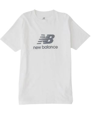 New Balance Essentials Logo T-Shirt - White