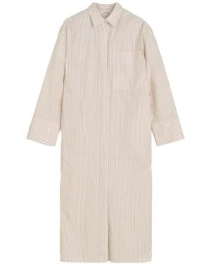 By Malene Birger Perroti Striped Shirt Dress - White