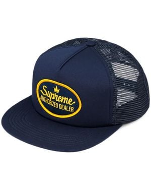 Supreme Authorized Mesh-Back 5-Panel Cap - Blue