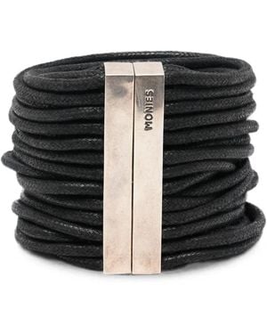 Monies Multi-Strand Wrap Bracelet - Black