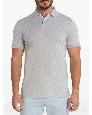 Hackett Logo-embroidered Polo Shirt - グレー