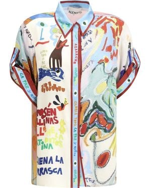 ALÉMAIS Camicia La Charrasca - Blu
