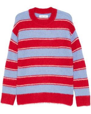 Samsøe & Samsøe Gestreifter Pullover - Rot
