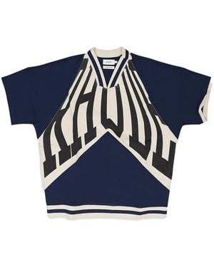 Rhude Logo-Print T-Shirt - Blue
