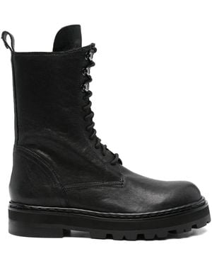 Patrizia Pepe Lace-Up Boots - Black