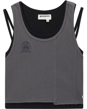 Musium Div. Layered Top - Black