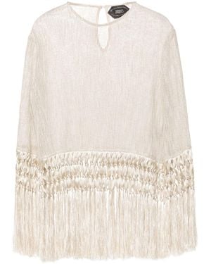 ‎Taller Marmo Tassel-Detail Blouse - Natural