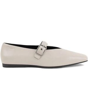 Vagabond Shoemakers Ballerine Wioletta Con Fibbia - Bianco