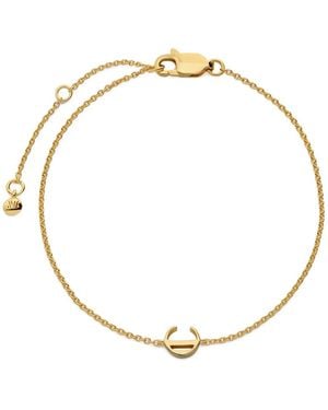 Monica Vinader Initial C Chain Bracelet - Metallic