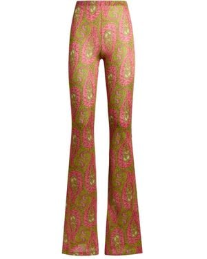Etro Pantalon À Motif Cachemire - Pink