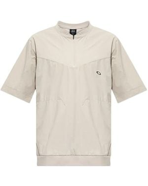 Oakley Logo-Embroidered Performance T-Shirt - White