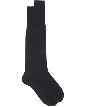 Bresciani Cotton Socks - Blue