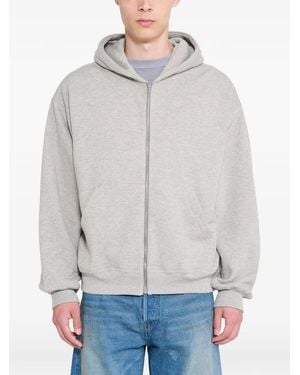 Ssstein Sudadera Con Capucha Y Cremallera - Gris