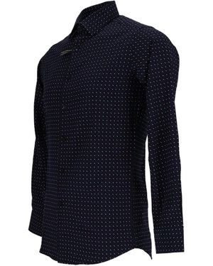 Scotch & Soda Multi-Pattern Cotton Shirt - Blue