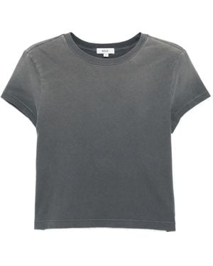 Agolde Adine Shrunken T-Shirt - Grey