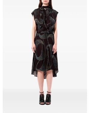Balenciaga Crepe Dress - Black