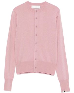 Extreme Cashmere N°300 Button-Front Cashmere Cardigan - Pink