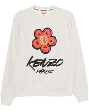 KENZO Boke Flower-Print Sweatshirt - White
