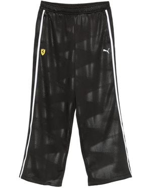 PUMA X Scuderia Ferrari T7 Logo Detail Track Pants - Black