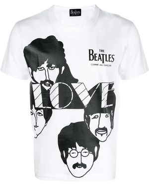 Comme des Garçons 'The Beatles' T-Shirt - Weiß