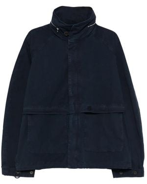 RANRA Embroidered-Motif Jacket - Blue