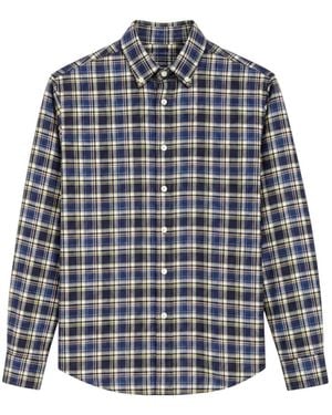 B.D. Baggies Checked-Pattern Shirt - Blue