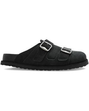 Birkenstock West Suede Mules - Nero