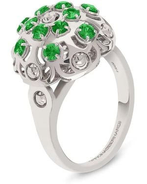 Officina Bernardi 18Kt Damasco Emerald Ring - Metallic