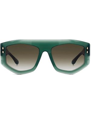 Isabel Marant Im0154 Sonnenbrille Mit Geometrischen Gestell - Grün
