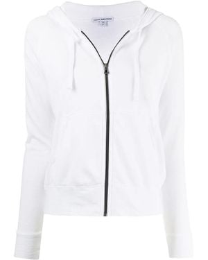 James Perse Sudadera Con Capucha Y Cordones - Blanco
