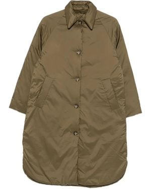 Psophia Reversible Buttoned Coat - Green
