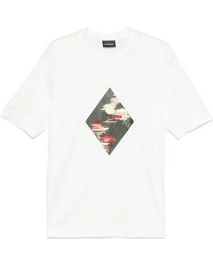 Emporio Armani ロゴ Tシャツ - ホワイト