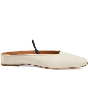 Calvin Klein Kate Strap Ballet Flats - White
