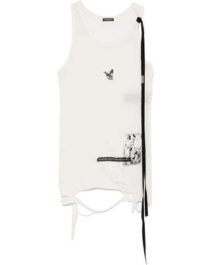 Ann Demeulemeester Canotta Zina - Bianco