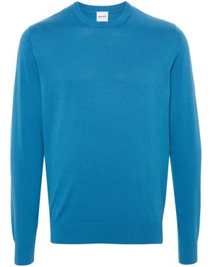 Aspesi Fine-Knit Cotton Jumper - Blue