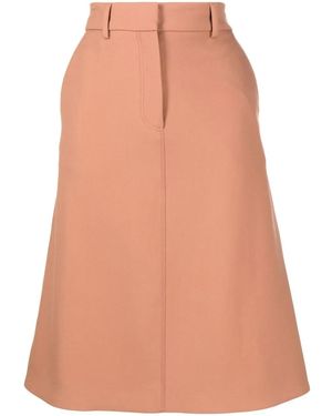 Stella McCartney Knitted Straight Skirt - Orange