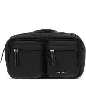 Givenchy Pockets Messenger Bag - Black