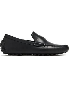 Ferragamo レザーローファー - ブラック